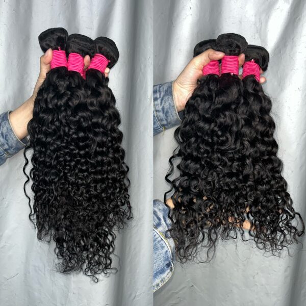 9A Water Wave Curly Human Hair Bundles - Image 3